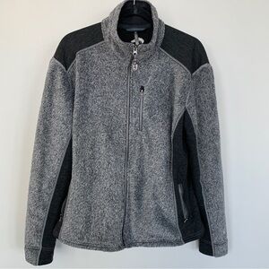 Kuhl Gray Fuzzy Multimedia‎ Jacket Size XL